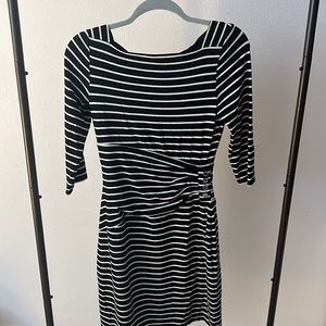 White House Black Market striped dress
